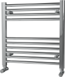 Picture of 600mm Wide 600mm High Chrome Horizontal Towel Radiator 
