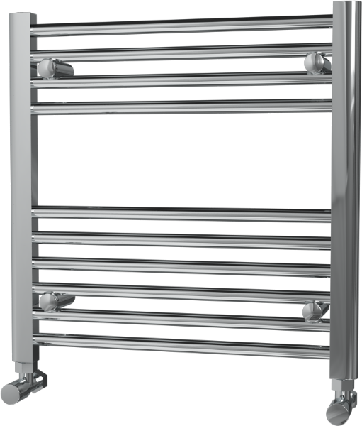 Picture of 600mm Wide 600mm High Chrome Horizontal Towel Radiator 