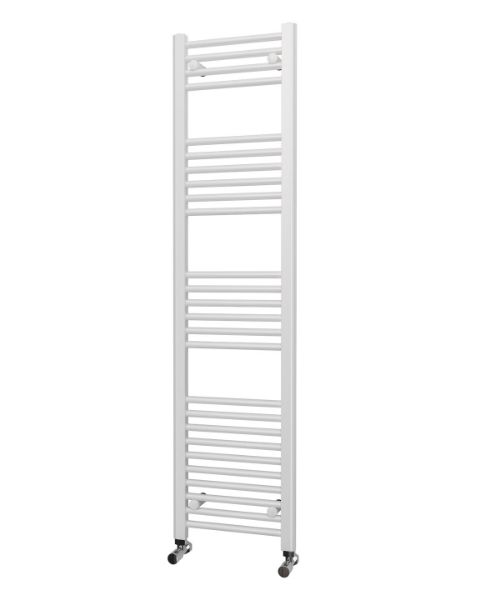 Picture of White  Tall and Narrow Heated Towel Rail  400mm Wide 1600mm High 