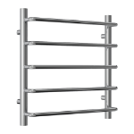 Picture of ALIANO 500mm Wide 500mm High Chrome Designer Towel Radiator