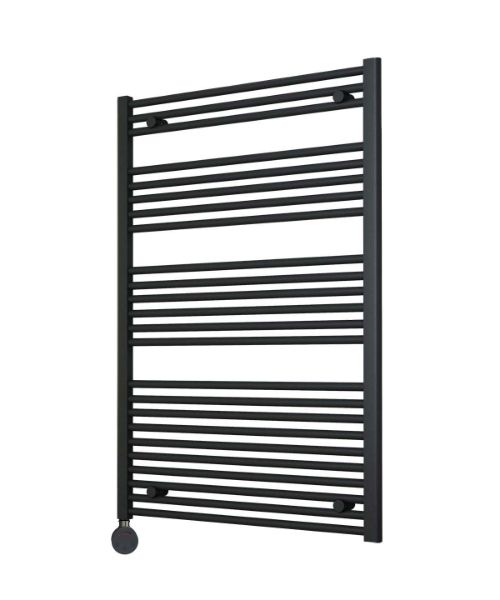 Picture of Vertical Anthracite Electric Towel Rail 800mm Wide | 1200mm High