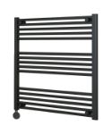 Picture of Horizontal Anthracite Electric Towel Rail 800mm Wide | 800mm High