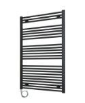 Picture of Vertical Anthracite Electric Towel Rail 800mm Wide | 1200mm High Standard Element